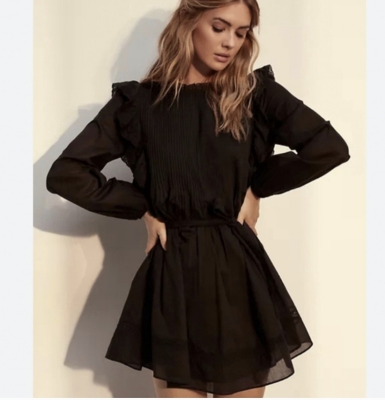 Wilfred Dresses & Skirts - Aritzia Wilfred La Boheme Elia Black Minidress Size XS